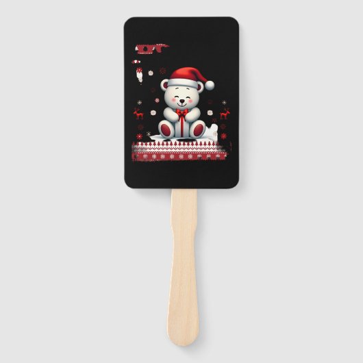 Bear Christmas Christmas (4) Handwaaier (Voorkant)