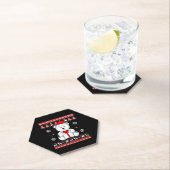 Bear Christmas Christmas (5) Kartonnen Onderzetters (Insitu)