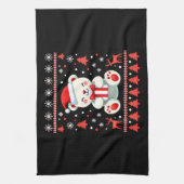 Bear Christmas Christmas (6) Theedoek (Verticaal)