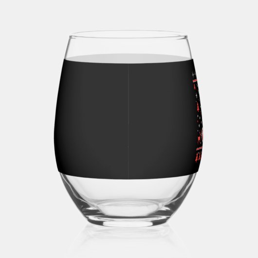 Bear Christmas Christmas (6) Wijnglas Zonder Voet (Rechts)