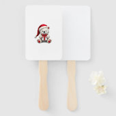 Bear Christmas Christmas Handwaaier (Voorkant en achterkant)