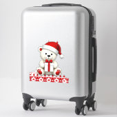 Bear Christmas Christmas Sticker (Koffer)