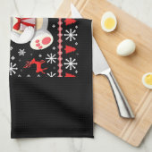 Bear Christmas Christmas Theedoek (Quarter Fold)