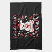 Bear Christmas Christmas Theedoek (Verticaal)