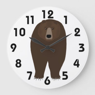 Bear Clock Grote Klok