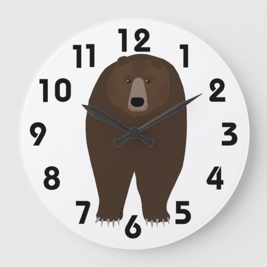 Bear Clock Grote Klok (Voorkant)
