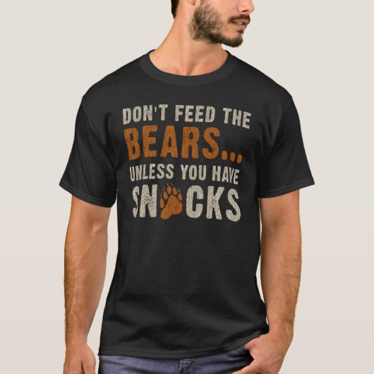 Bear Community Don t feed the bears   Bear Pride G T-shirt (Voorkant)