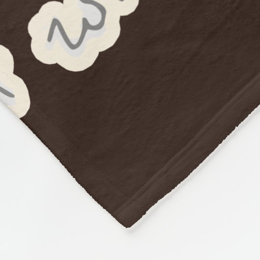 Bear Contemplates Hibernation Fleece Deken (Hoek)