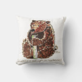 Bear Contemplates Hibernation Kussen (Voorkant)