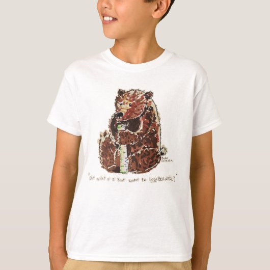 Bear Contemplates Hibernation T-shirt (Voorkant)