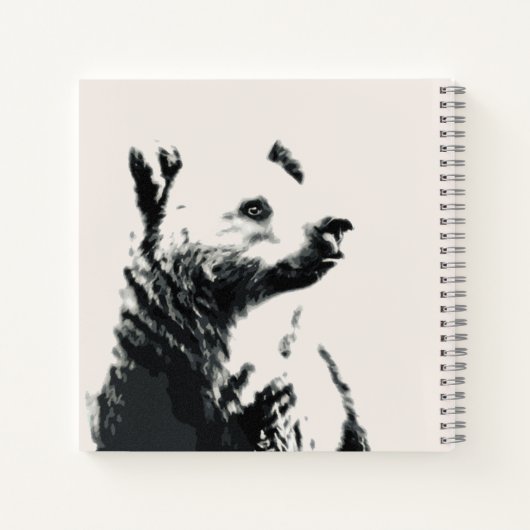 Bear Cub Personalized Notitieboek (Achterkant)