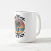 Bear Cycling Vintage Sunset Biker Design Koffiemok (Voorkant rechts)