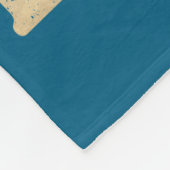 Bear Deer Vintage Beer Fleece Deken (Hoek)