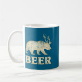 Bear Deer Vintage Beer  Koffiemok (Links)