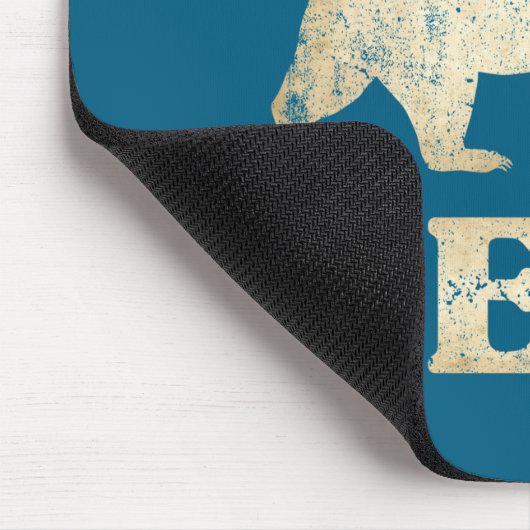 Bear Deer Vintage Beer Muismat (Hoek)