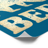 Bear Deer Vintage Beer  Poster (Hoek)