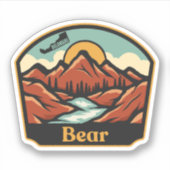 Bear, Delaware Sticker (Voorkant)
