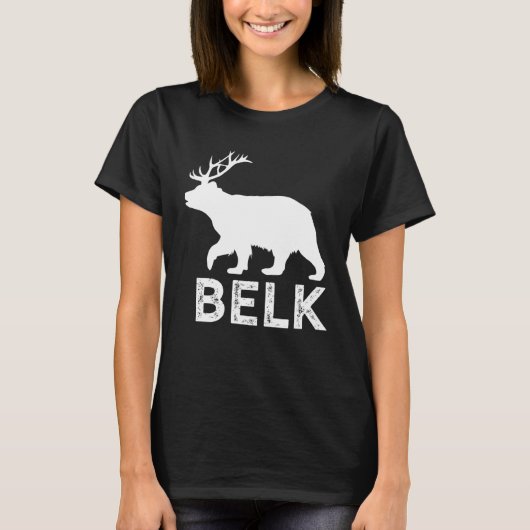 Bear Elk Big Game Elk Hunter Shed Antler Elk Hunti T-shirt (Voorkant)