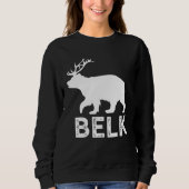 Bear Elk Big Game Elk Hunter Shed Antler Elk Hunti Trui (Voorkant)