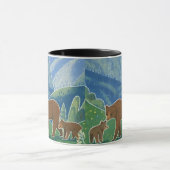 Bear Family in the Valley Mug Mok (Midden)