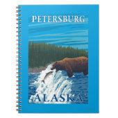 Bear Fishing in River - Petersburg, Alaska Notitieboek (Voorkant)