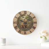 Bear Forest- Wall Clock Grote Klok (Huis)