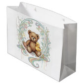 Bear Gift Bag Groot Cadeauzakje (Achterkant Gekanteld)