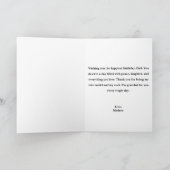 bear greeting card for Father's Day or Birthday Feestdagen Kaart (Binnen)