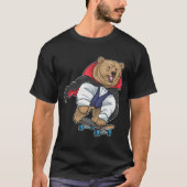 Bear Halloween Vampire T-shirt (Voorkant)