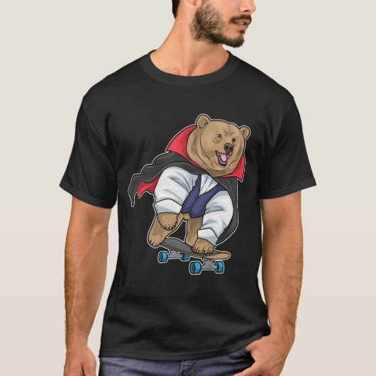 Bear Halloween Vampire T-shirt (Voorkant)