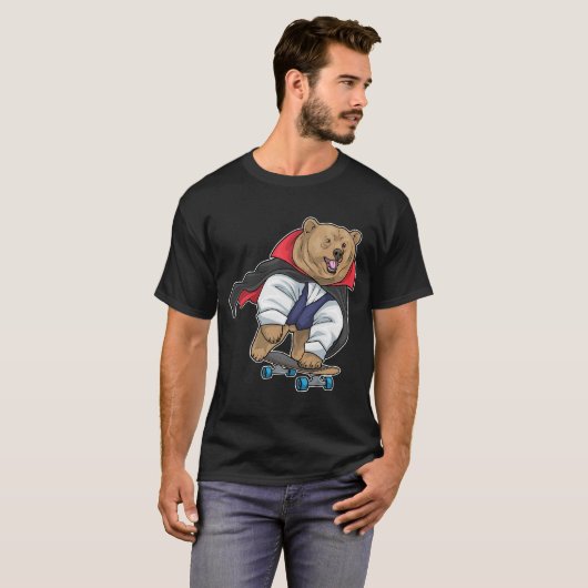 Bear Halloween Vampire T-shirt (Voorkant volledig)