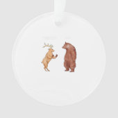 Bear Hands Oh Deer Funny Sayings PAcrylic Ornament (voorkant)