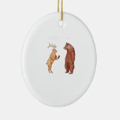 Bear Hands Oh Deer Funny Sayings Pun Gift Ornament (Rechts)