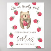 BEAR - Hoeveel snoepjes zitten er in de pot Poster (Voorkant)