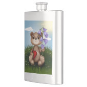 Bear Holding Bouquet Flower-30926 Flacon (Links)