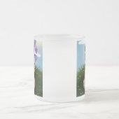 Bear Holding Bouquet Flower-30926 Matglas Koffiemok (Center)