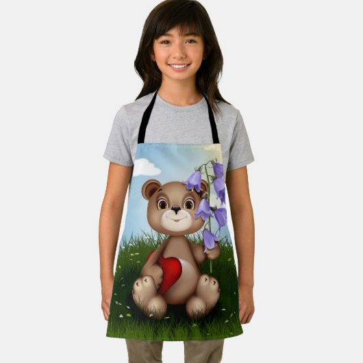 Bear Holding Bouquet Flower-30926 Schort (Insitu)