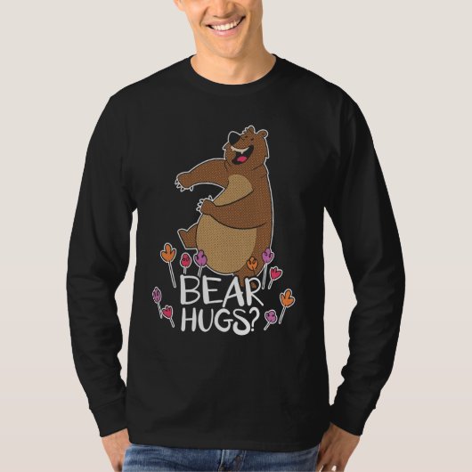 Bear Hugs Bear Lover Wildlife Animal Bear 1 T-shirt (Voorkant)