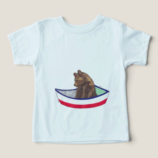 BEAR IN A BOAT (Design voorkant)