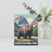 Bear in Glacier National Park Montana Briefkaart (Staand voorkant)