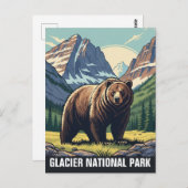 Bear in Glacier National Park Montana Briefkaart (Voorkant / Achterkant)