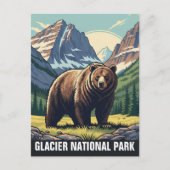 Bear in Glacier National Park Montana Briefkaart (Voorkant)