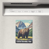 Bear in Glacier National Park Montana Magneet (Insitu (Vaatwasser))