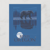 Bear in Moonlight - Bend, Oregon Briefkaart (Voorkant)