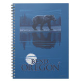Bear in Moonlight - Bend, Oregon Notitieboek (Voorkant)
