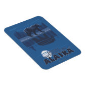 Bear in Moonlight - Denali National Park, Alaska Magneet (Rechterzijde)