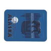 Bear in Moonlight - Denali National Park, Alaska Magneet (Horizontaal)