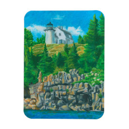 Bear Island Light Painting Flexible Magnet Magneet