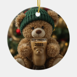 Bear-ista Cold Teddy Bear Keramisch Ornament