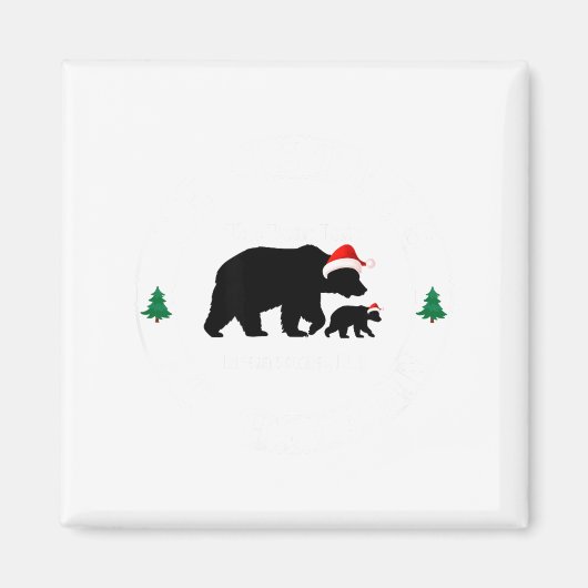 Bear Lair New Hampshire Christmas Magneet (Voorkant)